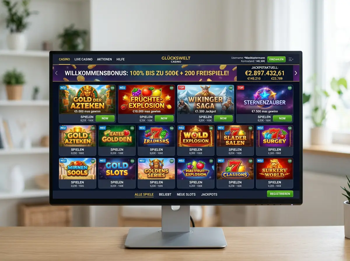 Spieleauswahl bei Biggerz