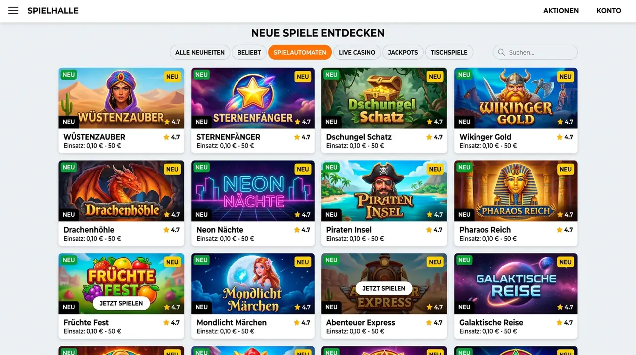 Neuheiten & Instant — Biggerz